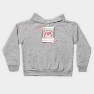 Cute Piggy Pig-ture Picture Perfect Pun Photo Funny Kids Hoodie